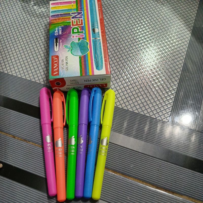 

Bolpoint gell aple/jell aple # isi 12 pcs