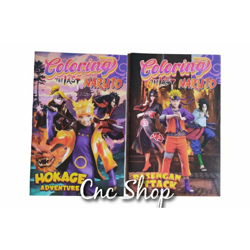 Buku Mewarnai Naruto Murah