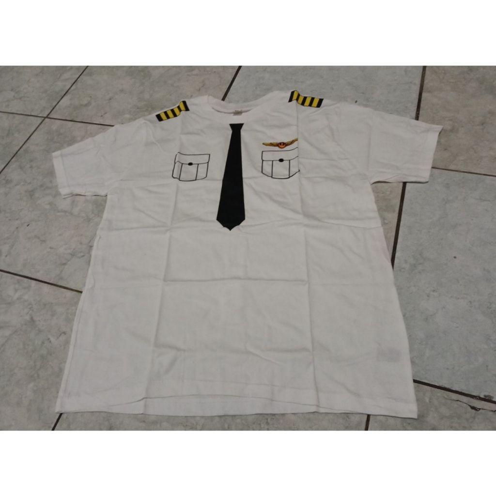 baju kaos anak-anak pilot ukuran L