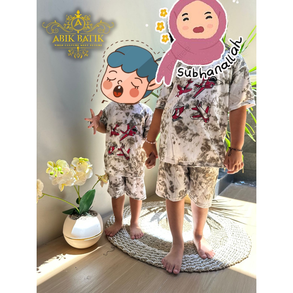 Kaos setelan anak termurah, Kaos Batik Anak