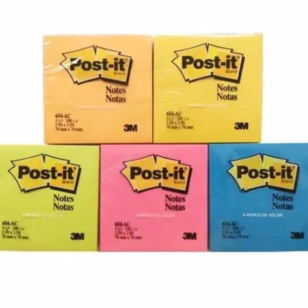 

DESAIN KEREN 3M PostIt Sticky Notes 654AC 1 Sheets