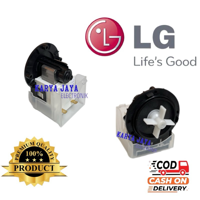 Drain Motor LG BPX2-2L  Motor Pembuangan Mesin Cuci LG Front Loading Original