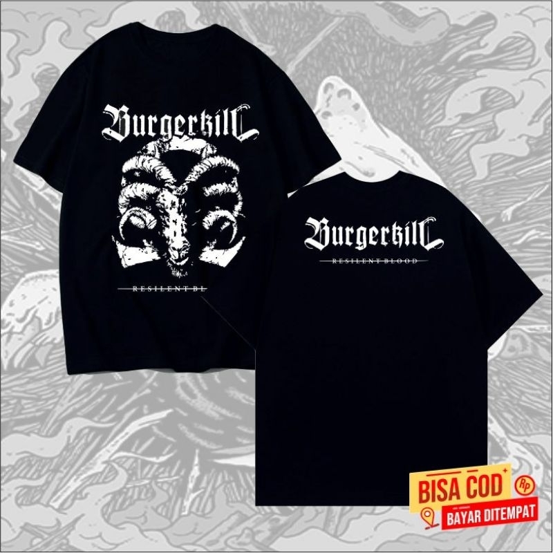 kaos pendek BURGERKILL band metal original distro terbaru - kaos pendek band METAL BURGERKILL distro