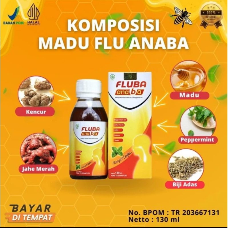 

Madu Fluba Anaba | Madu Flu Batuk Dan Amandel Anak | Madu Herbal Flu Dan Batuk