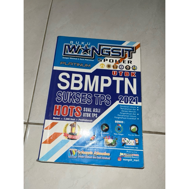 Buku WANGSIT SBMPTN 2021 preloved