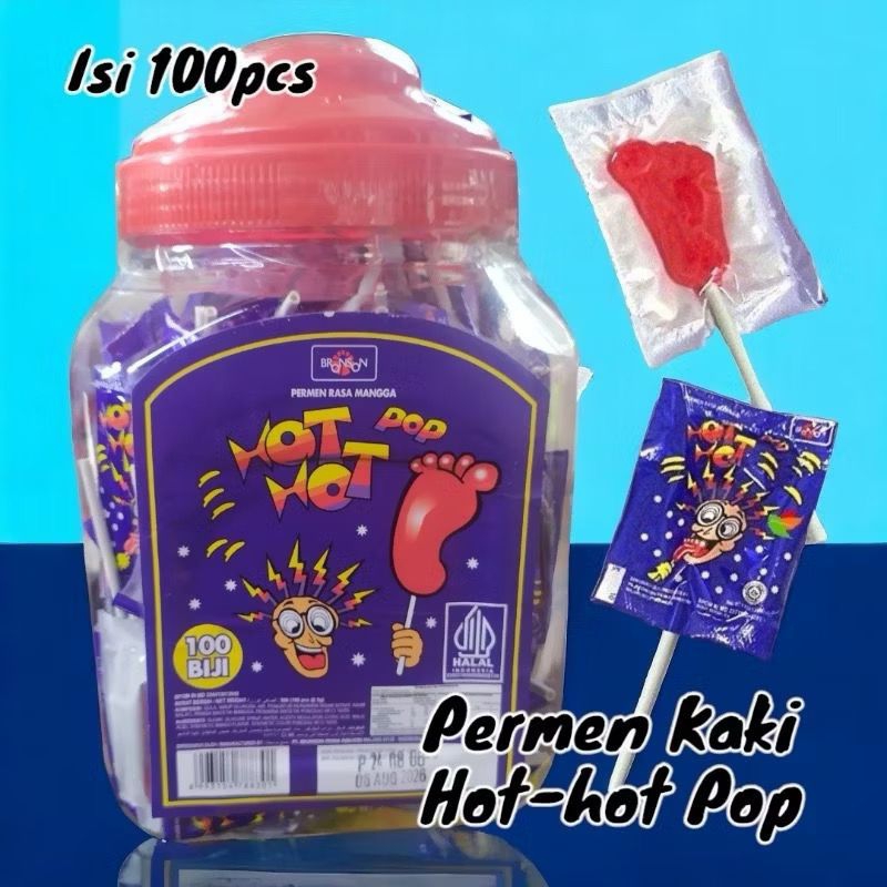 

Permen Kaki Hot Hot Pop Toples Isi 100 Pcs Permen Jadul Anak