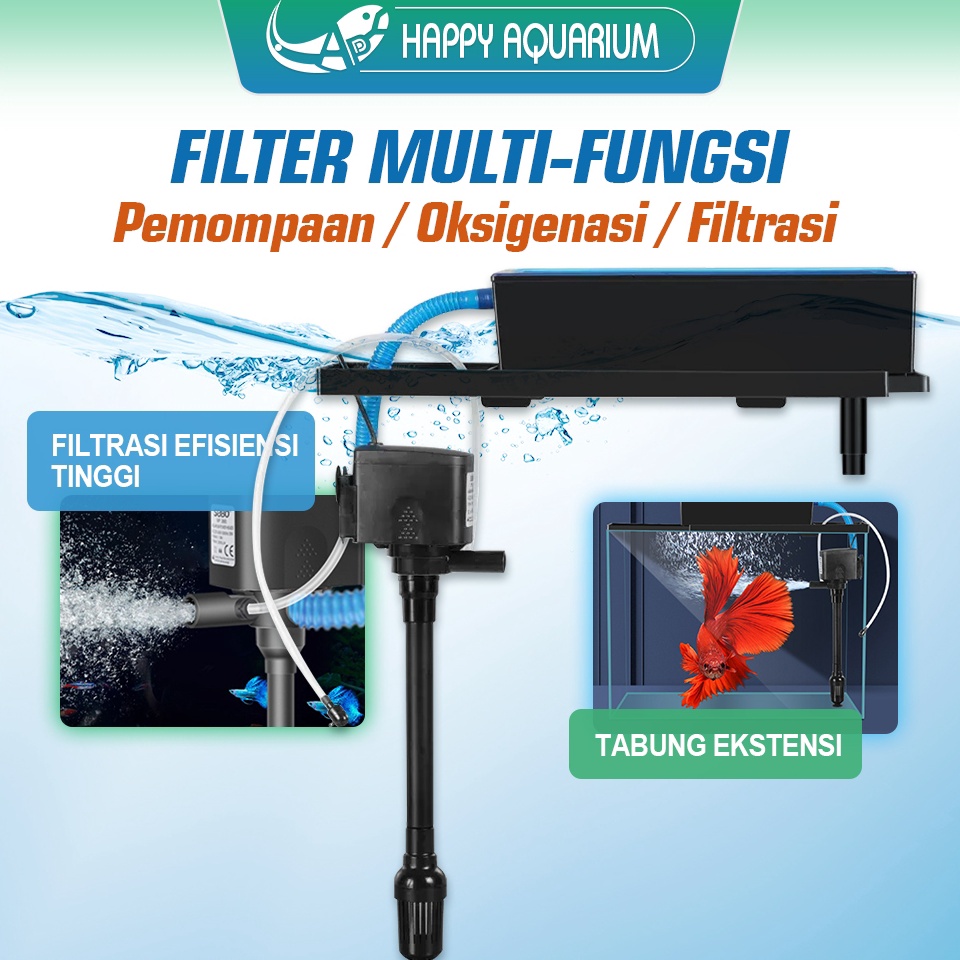 Pusat Produsen Filter Pompa Komplit Top Filter Box Aquarium 3 In 1 AKUARIUM TOP FILTER BOX LEBIH BES