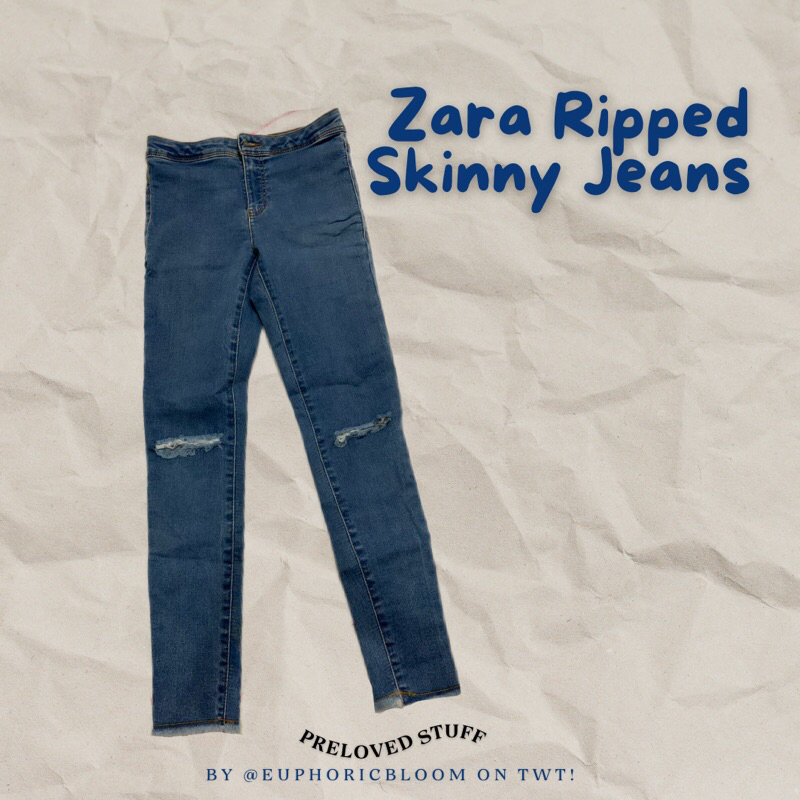 Zara ripped skinny jeans (Baca Deskripsi)