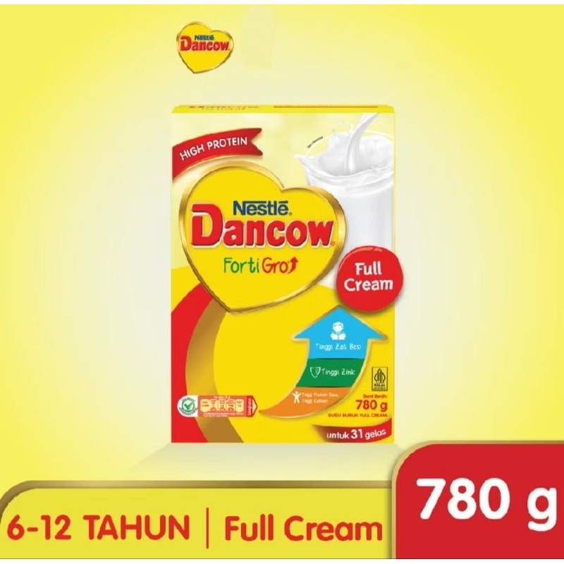 

Nestle Dancow Fortigro Susu Bubuk Anak 6-12 Tahun Full Cream 780 Gr