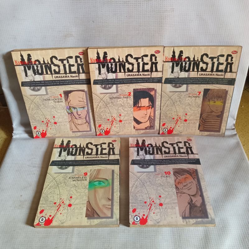 KOMIK HORRIBLE STORY MONSTER URASAWA Naoki Jual Cabutan