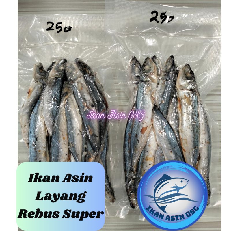 

ikan asin layang rebus super