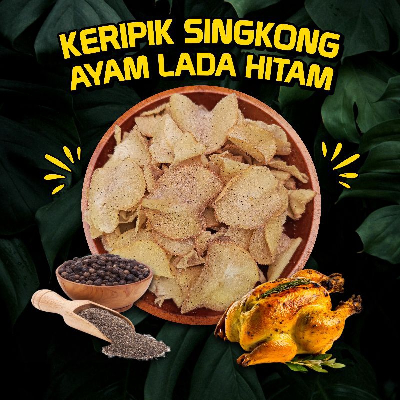 

Keripik Singkong Rasa Ayam Lada Hitam