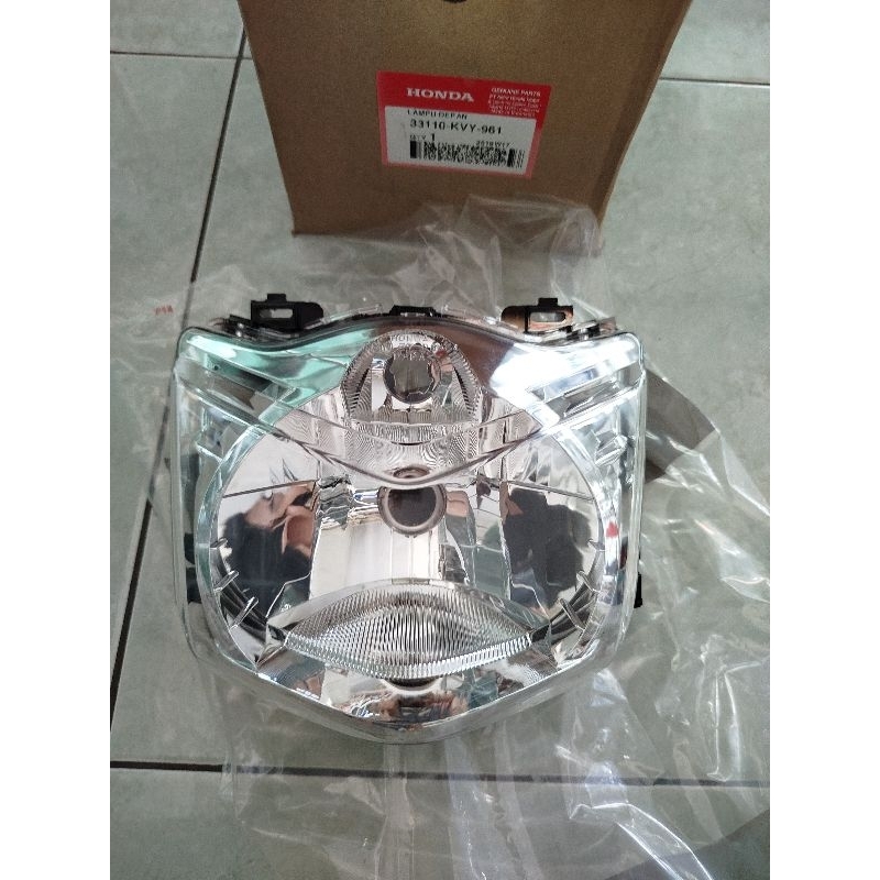 reflektor lampu depan headlamp head light beat lama asli ori 33110-KVY-961