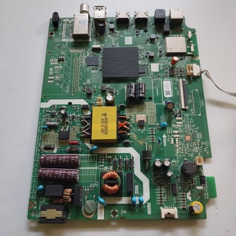 MB mainboard mesin tv led smart Android coocaa 32S3G
