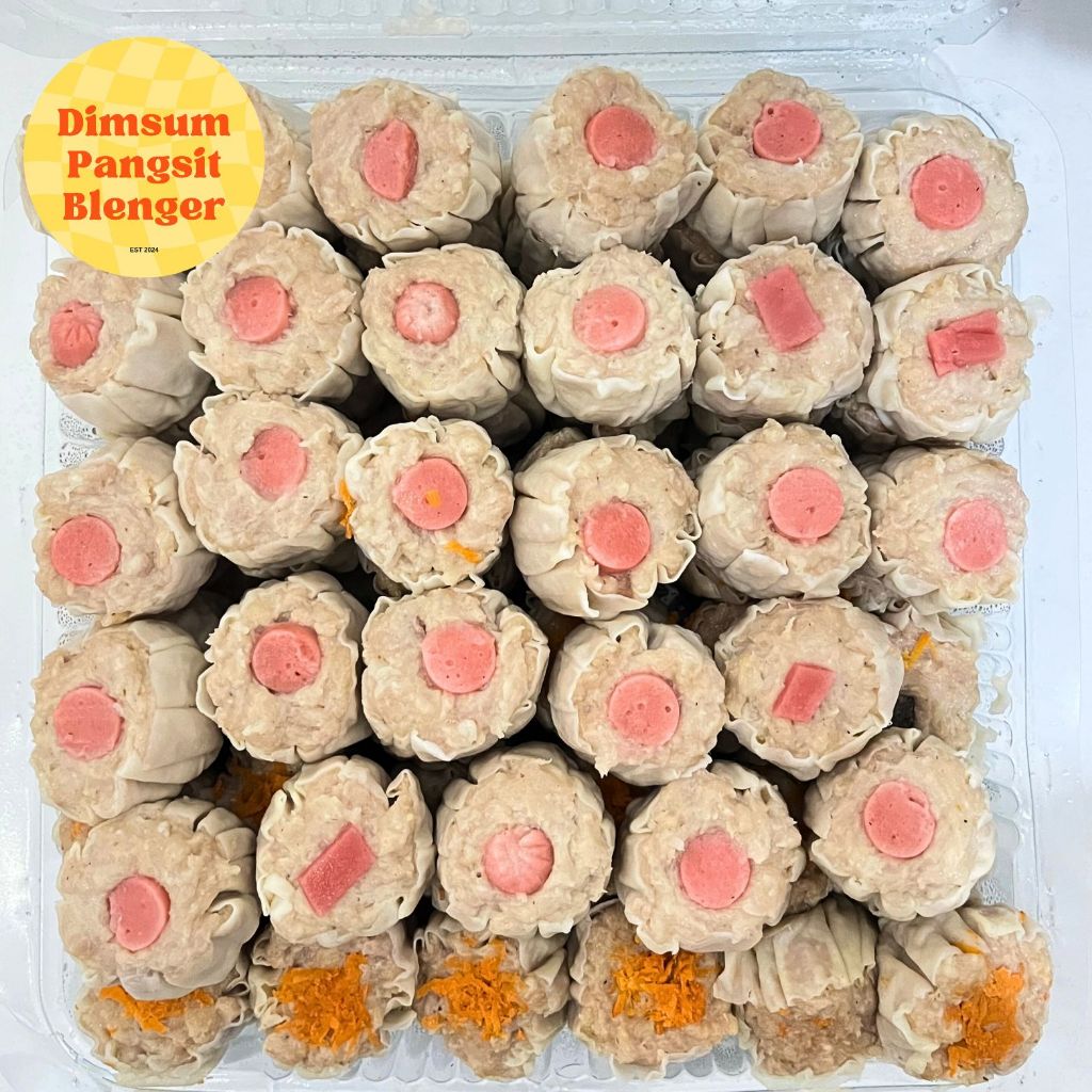 

Dimsum Jumbo Premium Topping Mix - Dimsum isi 100 pcs - (31-35 gr/pcs) - Halal
