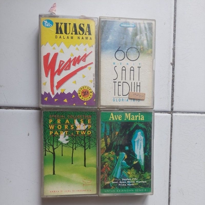 Kaset pita jadul Lagu Rohani