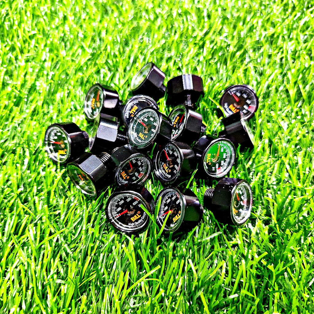 MANOMETER PCP MANO 4000 PSI BULL OD 22 Hitam