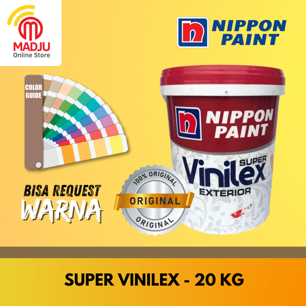 Cat Tembok Interior dan Exterior Nippon Super Vinilex 25kg Cat Nippon Paint