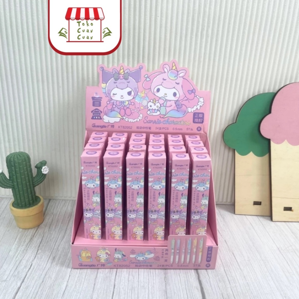 

TCC RANDOM Pen Sanrio Blindbox Lucu Pulpen Gel Karakter Pulpen Murah Pulpen Gel Murah Kuromi Mymelody Cinnamorol Pochaco Pompom