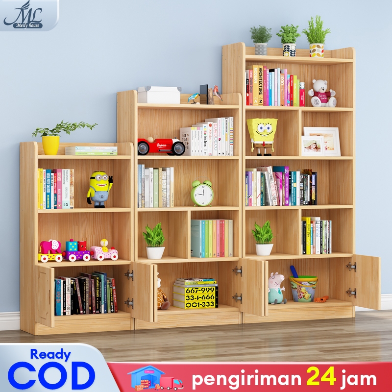 Lemari buku Minimalis Buku Kayu Minimalis Lemari penyimpanan Lemari kayu Lemari Lantai ruang tamu
