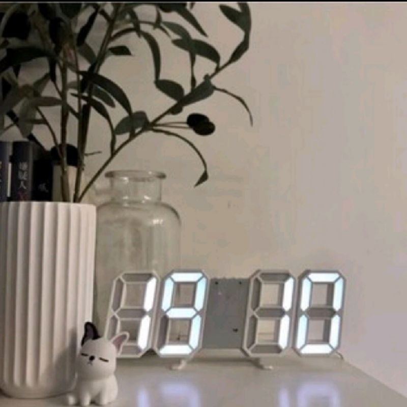 Jam Dinding Digital / Jam Digital / Jam Digital Led 3D Clock