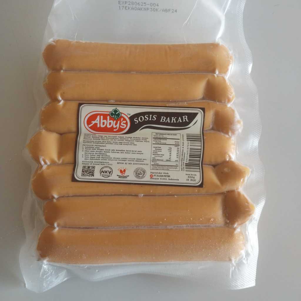 

Abby's Sosis Bakar Jumbo Murah isi 7 bj 500gr