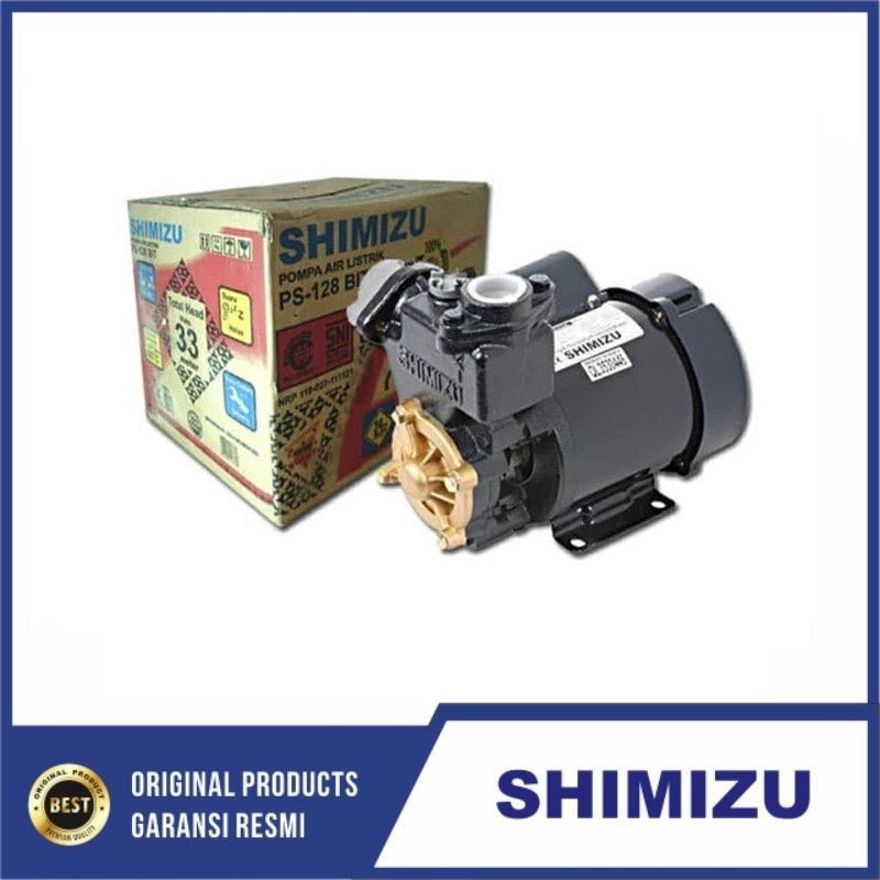 Pompa Air Listrik Non Otomatis Shimizu PS-128 BIT / PS 128 BIT