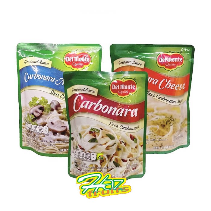 

Del Monte Carbonara | Carbonara Cheese Saus Karbonara 180 Gram