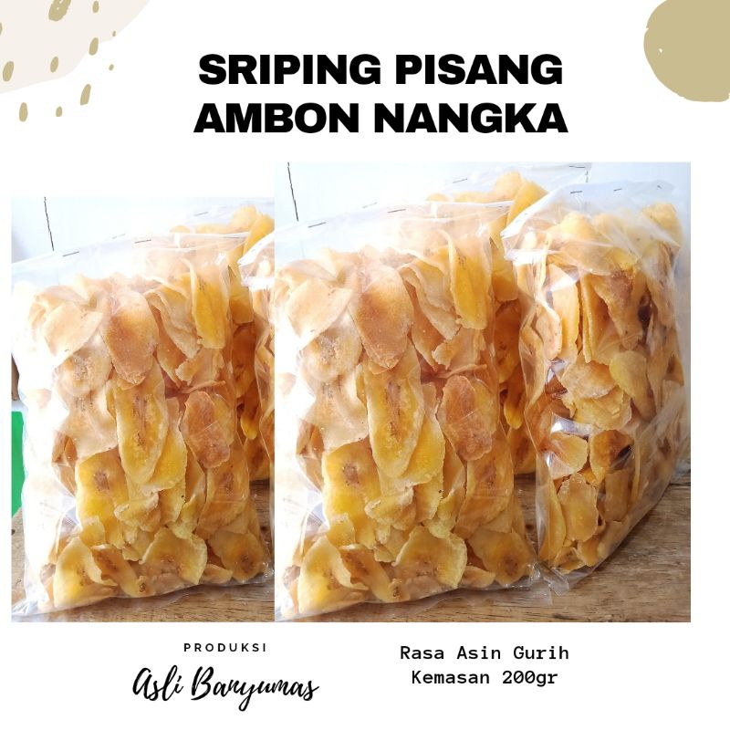 

SRIPING PISANG AMBON NANGKA ASIN GURIH | KHAS BANYUMAS | HARGA TERJANGKAU | FREE GIFT MIN BELANJA 50K ( All item)