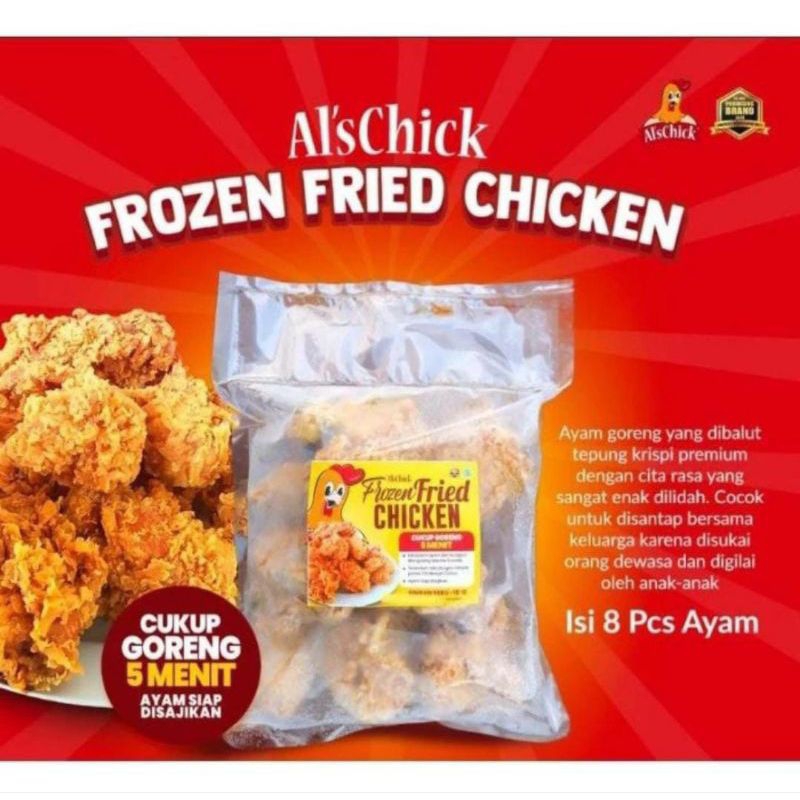 

Al'sChick Fried Chicken Isi 8potong