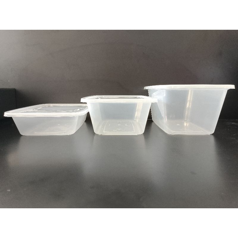 MEIJI RECTANGLE XL LONG 1000ml, 1500ml, 2000ml / Thinwall Rectangle XL Long / Kotak Makanan PERSEGI 