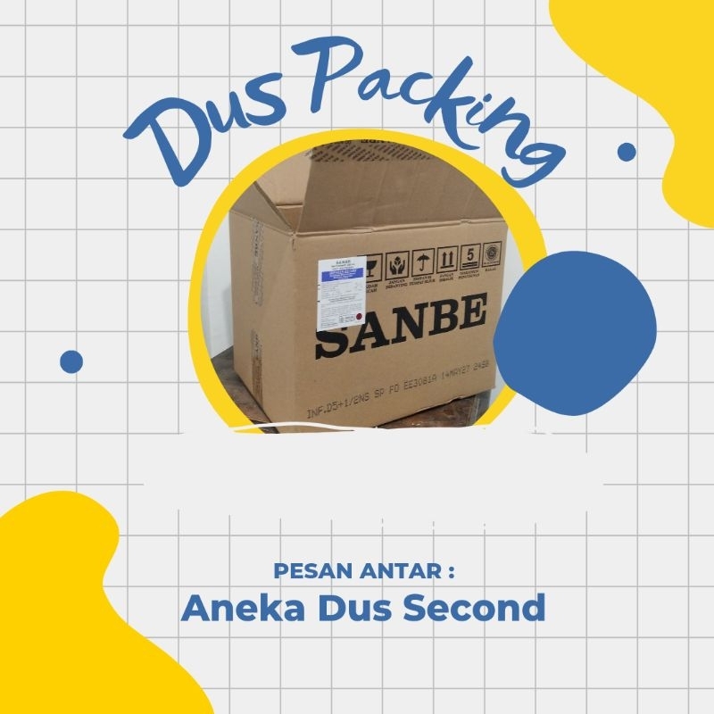 

Dus second cairan infus 3ply (dus packing) Tebal/Tidak penyok