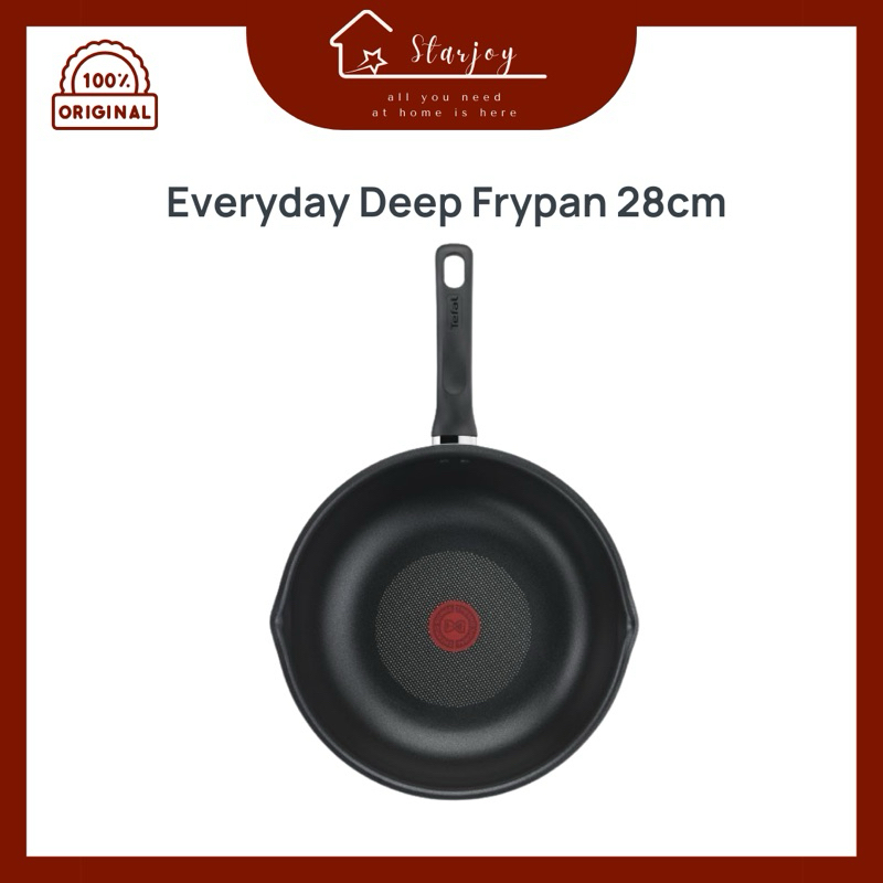 Tefal Everyday Deep Frypan 28 cm | Tefal Panci Wajan Anti Lengket