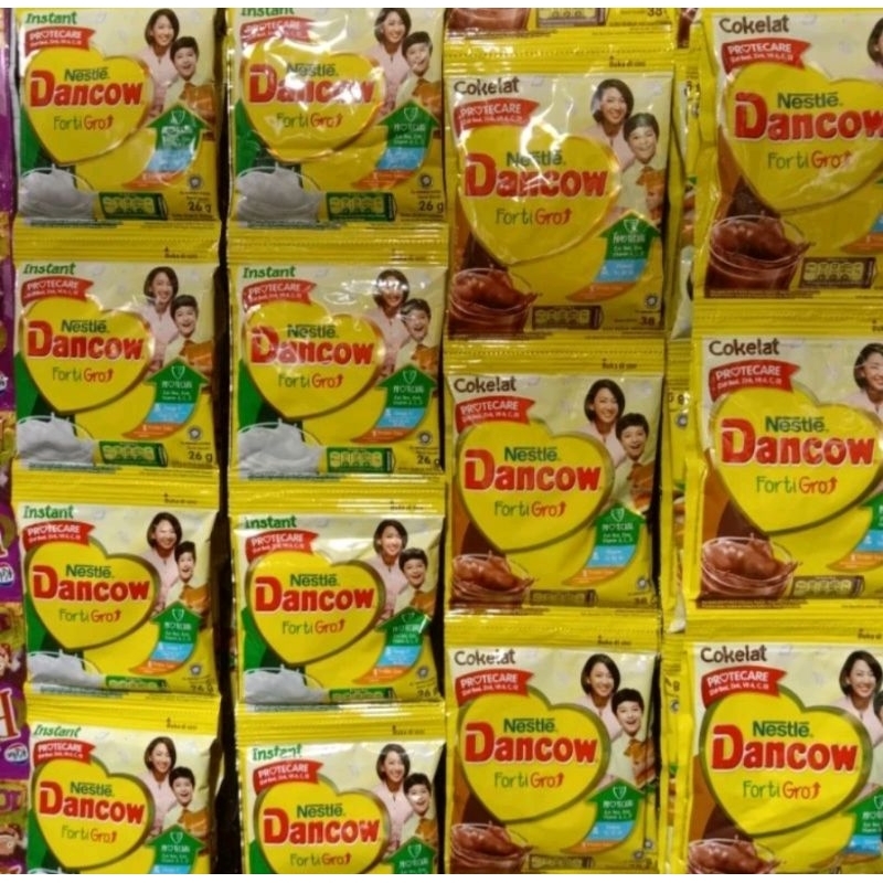 

Dancow Fortigo Susu Bubuk Instant [27 gr x 10 sachet] 1 renceng