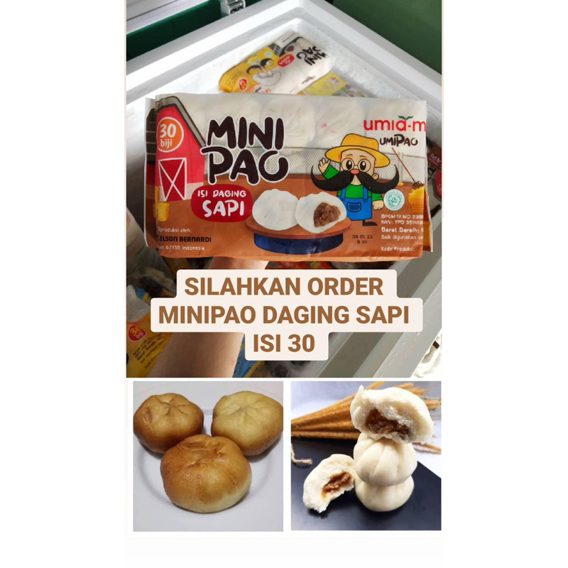 

Minipao mini sapi isi 30