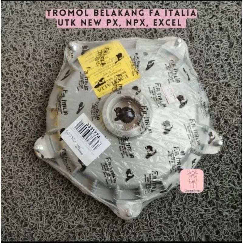 Tromol belakang FA Italia utk NPX, Excel dkk