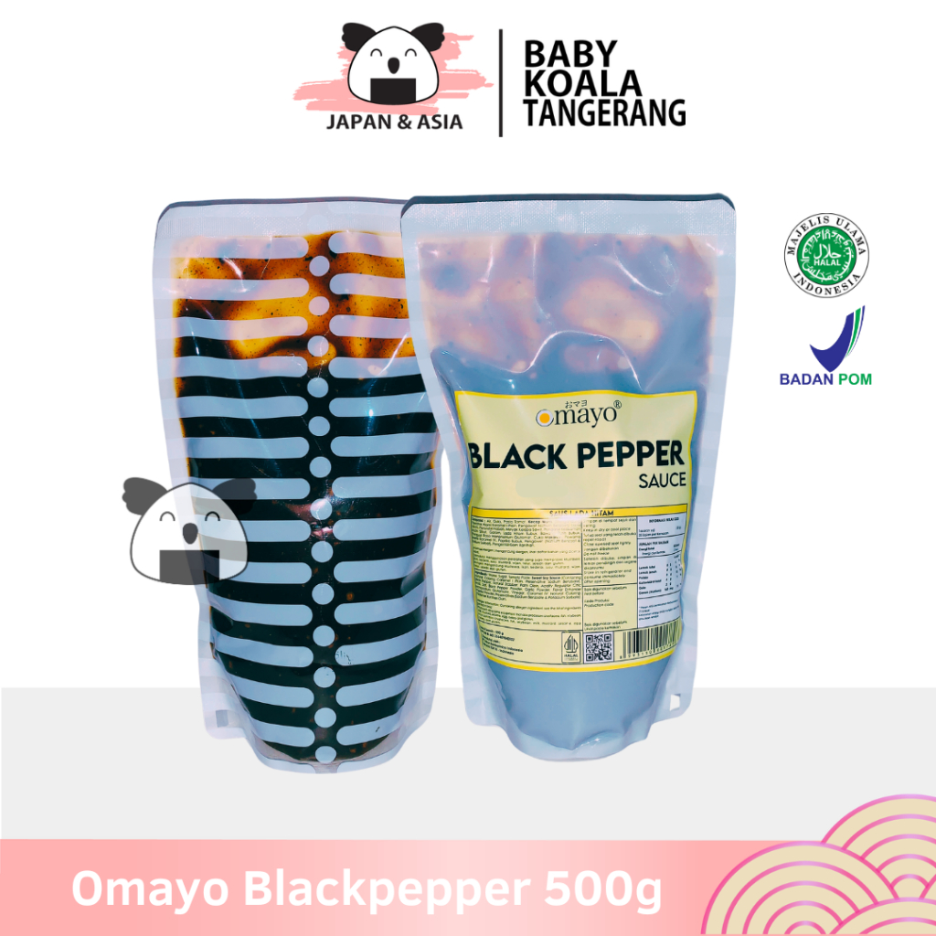 

OMAYO Blackpepper Sauce 500 g Halal | Saus Lada Hitammm | Blackpepper..