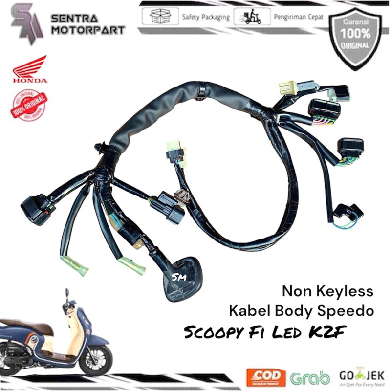 Kabel body bodi speedo speedometer scoopy prestige scoopy fi injeksi 2021 non keyless original 32103