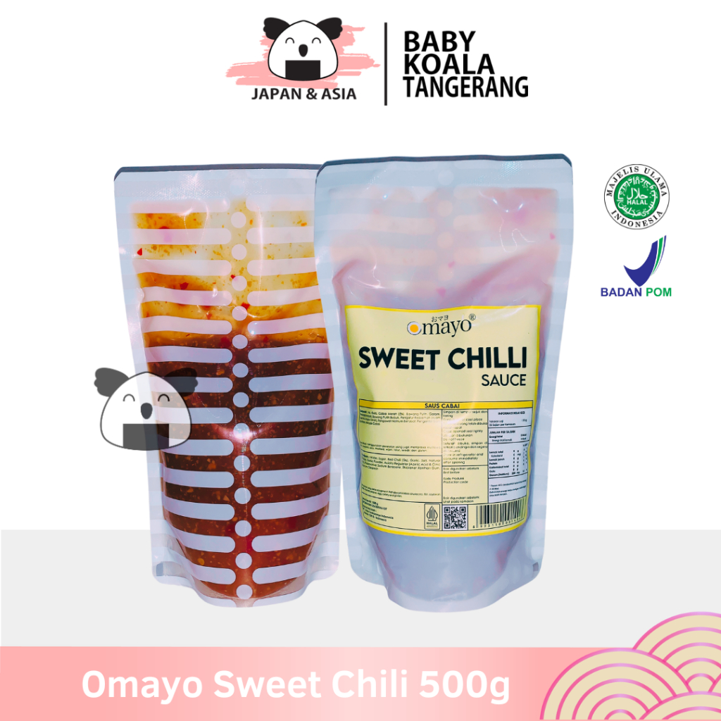 

OMAYO SWEET CHILI THAI SAUCE Saus Pedas Manis Thailand 500 g Halal