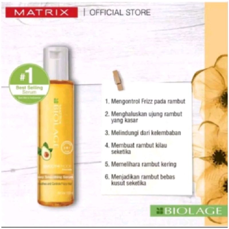 MATRIX VITAMIN RAMBUT SMOOTH SERUM 100 ML