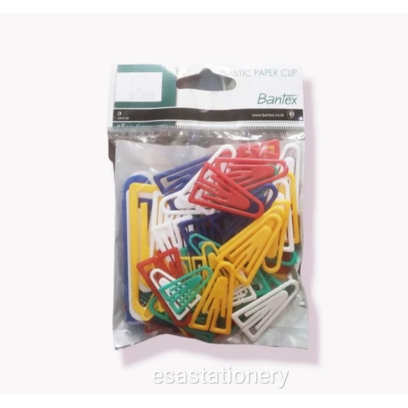 

Bantex Plastic Paper Clip 80pcs