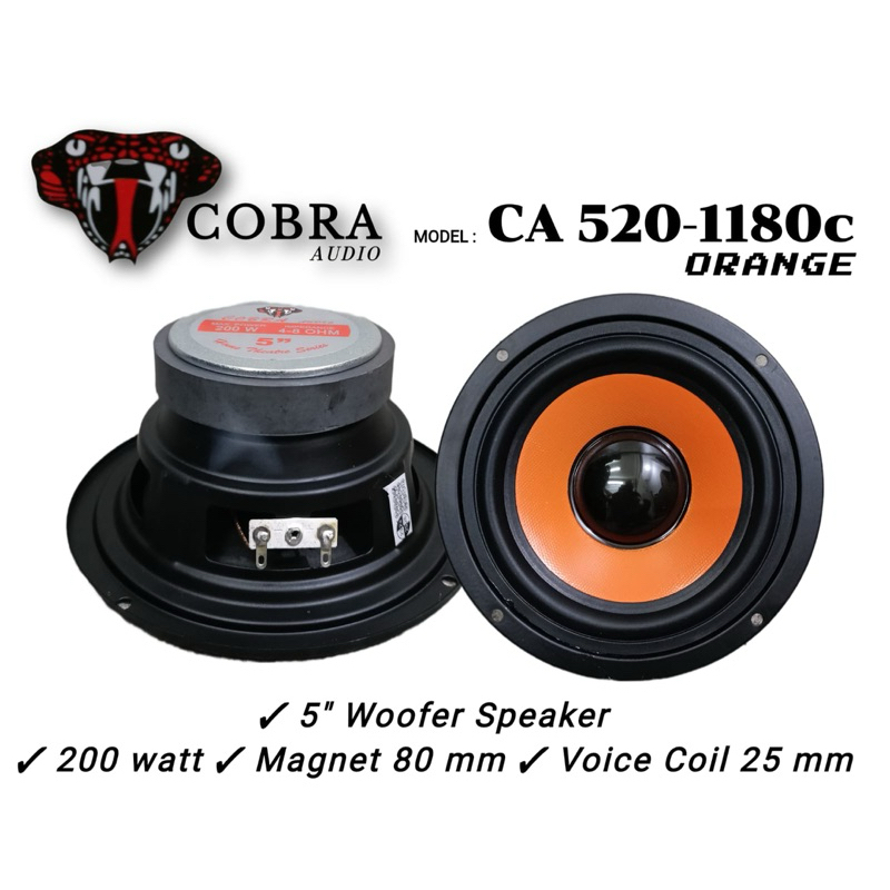 WOOFER 5 Inch COBRA CA-520 Home Theatre Series