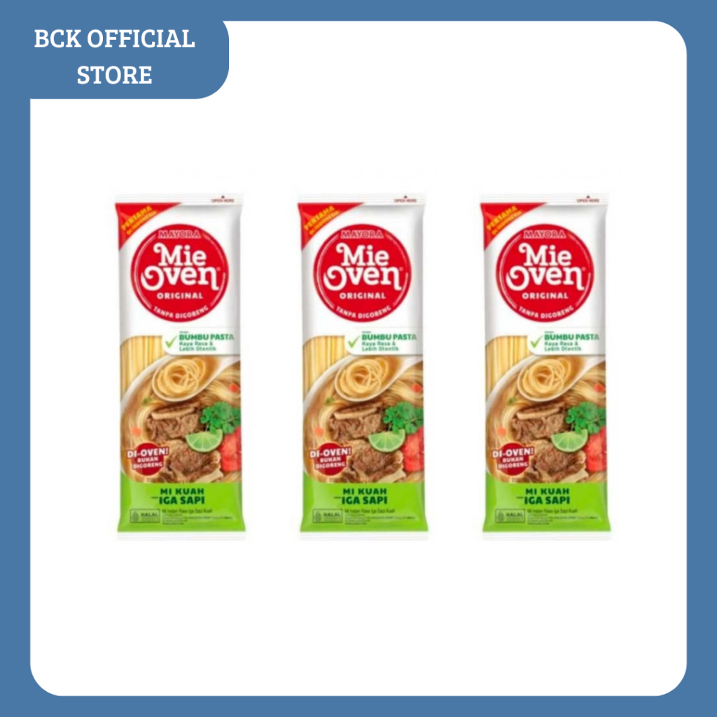 

Mie Oven Rasa Kuah Iga Sapi 78gr (pcs)