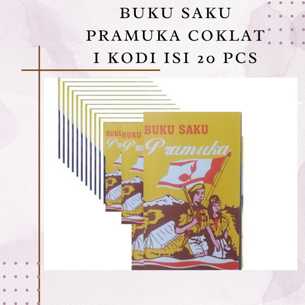Buku Saku Pramuka Coklat , 1 Kodi Isi 20