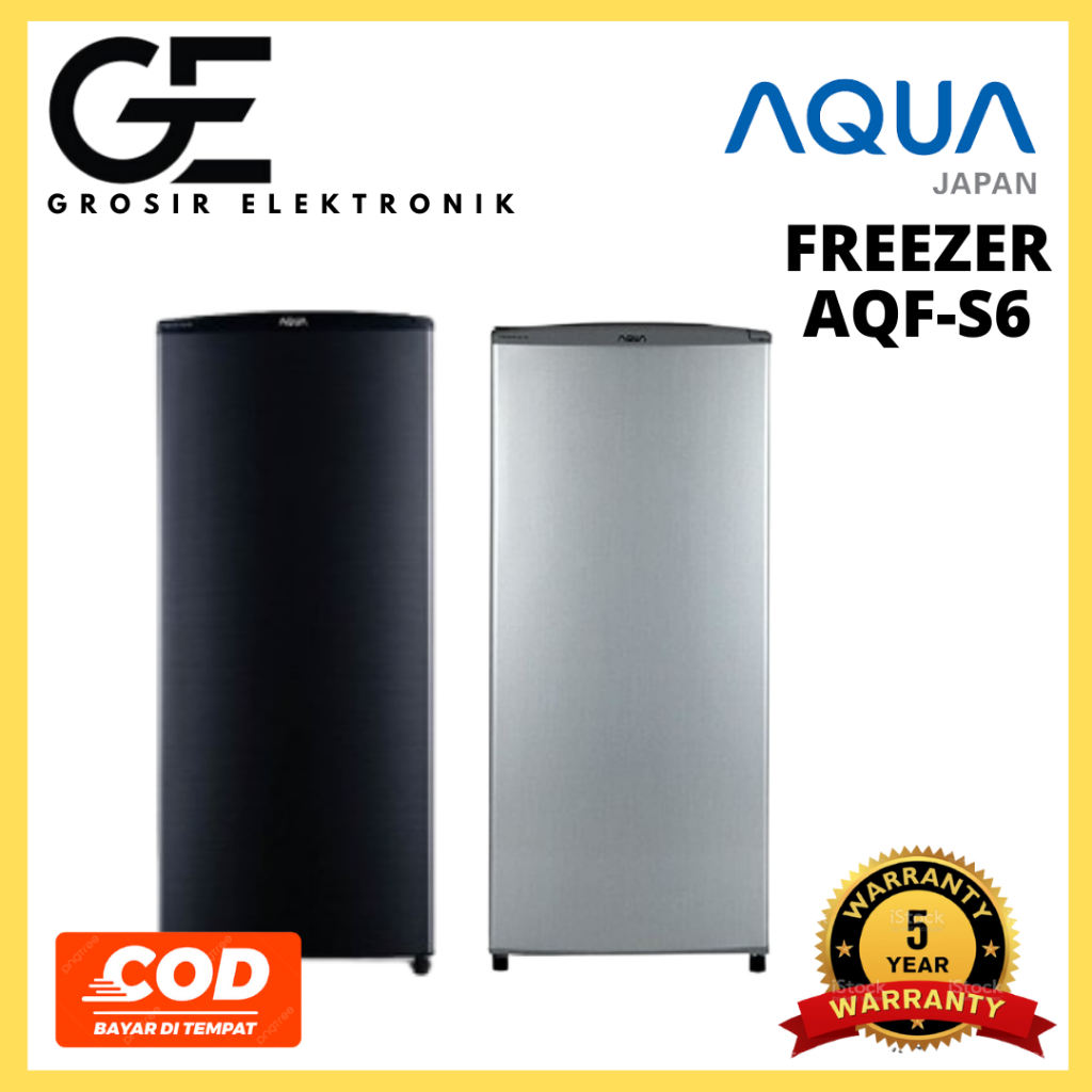 Freezer 6 Rak Sanyo Aqua AQF S6 Rak 6 GARANSI RESMI MURAH