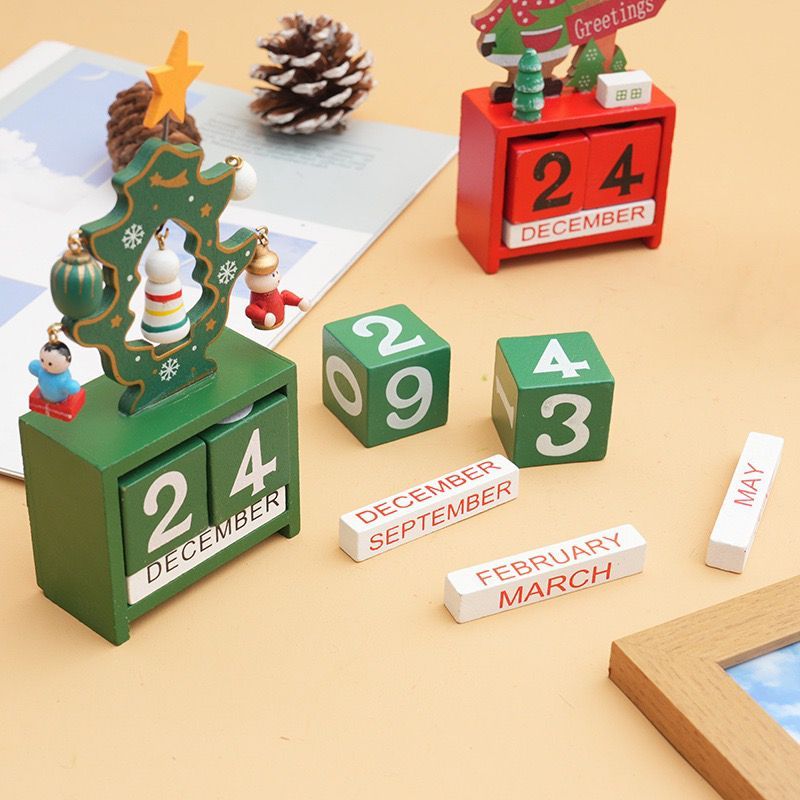 

Dekorasi Natal Kalender Kayu / Hampers Natal