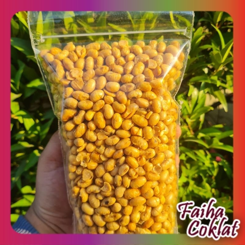 

Kacang Kedelai Goreng 250gr Snack Gurih Renyah Asin Kedelai Goreng