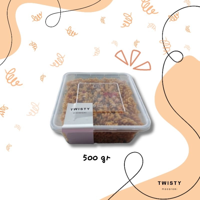 

makaroni spiral pedas daun jeruk 500gr