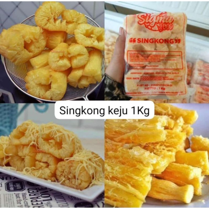 Singkong Keju Frozen Ukuran 1kg