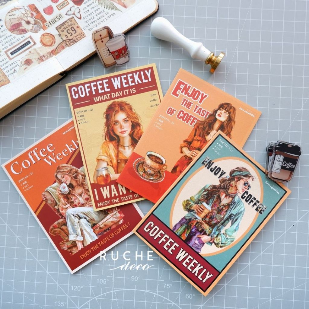 

RUCHE DECO - STICKER BOOK 5 - Coffee Weekly